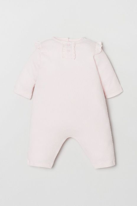 OVS Дитячі бавовняні повзунки колір рожевий (2643354) OVS Дитячі бавовняні повзунки колір рожевий (2643354)