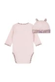 Marc Jacobs дитяче бавовняне боді колір рожевий Marc Jacobs дитяче бавовняне боді колір рожевий