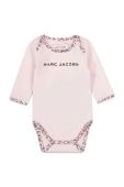 Marc Jacobs дитяче бавовняне боді колір рожевий Marc Jacobs дитяче бавовняне боді колір рожевий