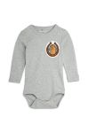 Mini Rodini Боді для немовлят колір сірий (2580069)
