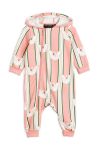 Mini Rodini Комбінезон для немовлят Swan колір рожевий