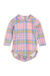 Mini Rodini Боді для немовлят Check колір рожевий