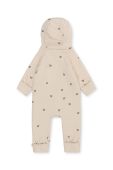 Бавовняний ромпер для немовлят Konges Sl?jd колір бежевий (2828647) Бавовняний ромпер для немовлят Konges Sl?jd колір бежевий (2828647)