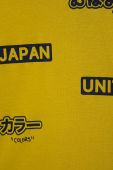 Дитячий бавовняний лонгслів United Colors of Benetton колір зелений з принтом (2538303) Дитячий бавовняний лонгслів United Colors of Benetton колір зелений з принтом (2538303)