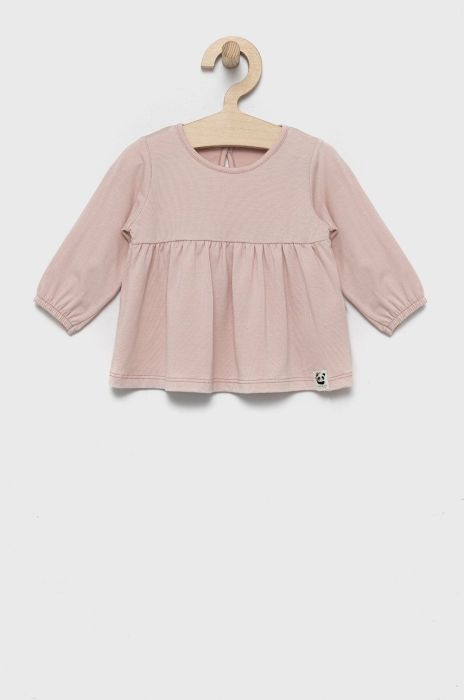 United Colors of Benetton Дитячий лонгслів колір рожевий (2607931) United Colors of Benetton Дитячий лонгслів колір рожевий (2607931)