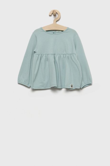 United Colors of Benetton Дитячий лонгслів колір блакитний (2607918) United Colors of Benetton Дитячий лонгслів колір блакитний (2607918)