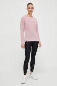 Спортивний лонгслів Salewa Solidlogo Dry колір рожевий