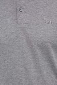 Бавовняний лонгслів BOSS колір сірий однотонний (3423420) Бавовняний лонгслів BOSS колір сірий однотонний (3423420)