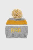 Дитяча шапка і шарф Birba&Trybeyond колір жовтий Дитяча шапка і шарф Birba&Trybeyond колір жовтий
