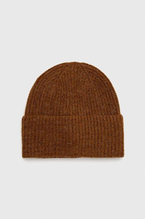Шапка Only колір коричневий