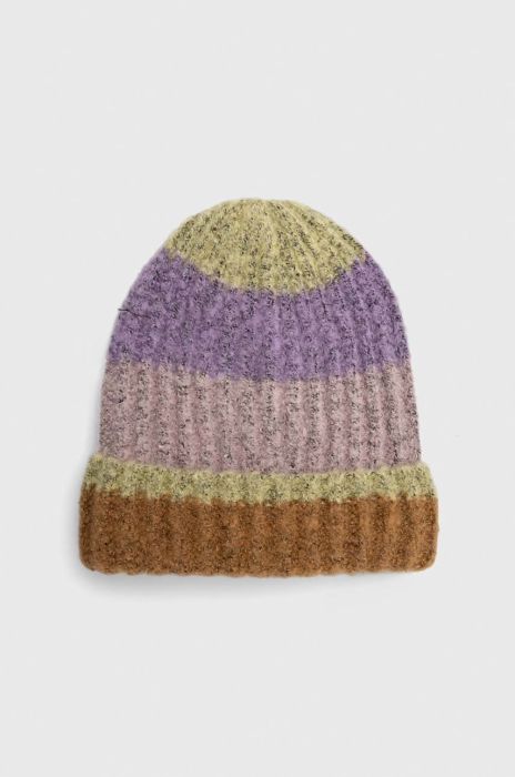 Шапка Pieces колір фіолетовий (2829407) Шапка Pieces колір фіолетовий (2829407)