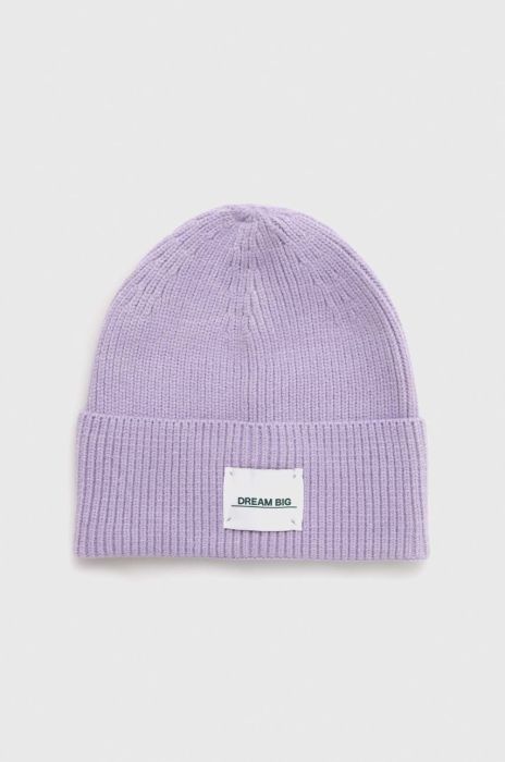 Шапка Pieces колір фіолетовий (2854978) Шапка Pieces колір фіолетовий (2854978)