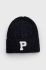 Шапка Pepe Jeans колір синій з тонкого трикотажу (2608100)
