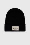 Шапка Rip Curl колір чорний з товстого трикотажу Шапка Rip Curl колір чорний з товстого трикотажу