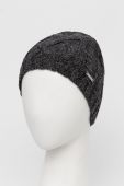 Вовняна шапка Lauren Ralph Lauren колір сірий з товстого трикотажу вовна Вовняна шапка Lauren Ralph Lauren колір сірий з товстого трикотажу вовна