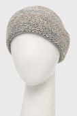 Шапка з домішкою вовни United Colors of Benetton колір сірий з тонкого трикотажу (2759437) Шапка з домішкою вовни United Colors of Benetton колір сірий з тонкого трикотажу (2759437)