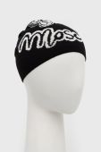 Вовняна шапка Moschino колір чорний вовна (2567483)