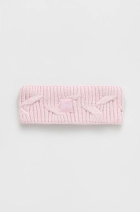 Пов'язка Under Armour колір рожевий Пов'язка Under Armour колір рожевий