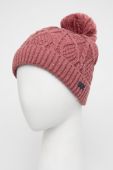 Шапка з домішкою вовни CMP колір рожевий