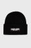 Шапка з домішкою вовни Karl Lagerfeld Karl Lagerfeld X Cara Delevingne колір чорний