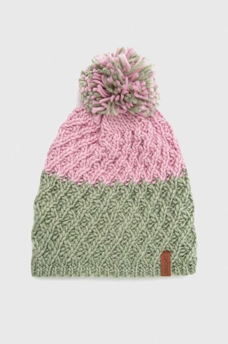 Шапка Protest колір зелений з товстого трикотажу (2823897)