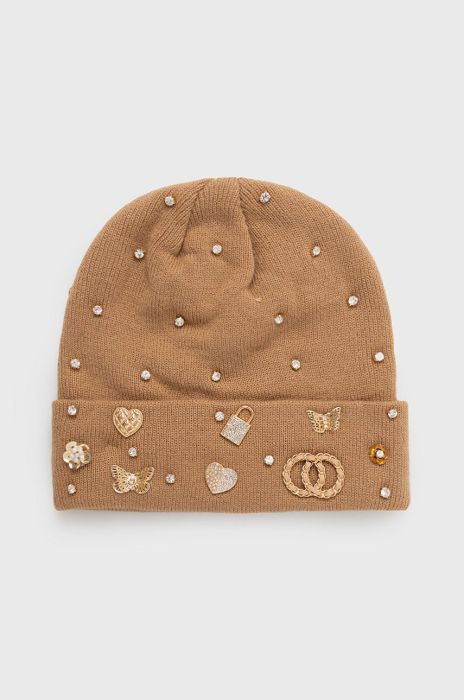 Шапка Aldo колір коричневий Шапка Aldo колір коричневий