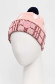 Шапка з домішкою вовни Femi Stories Sweetie колір рожевий з товстого трикотажу Шапка з домішкою вовни Femi Stories Sweetie колір рожевий з товстого трикотажу