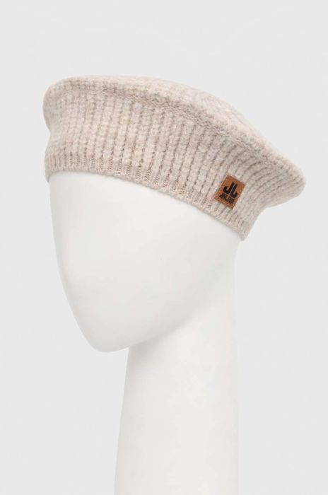 берет з домішкою вовни Jail Jam колір бежевий берет з домішкою вовни Jail Jam колір бежевий