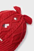 Дитячі шапка, шарф і рукавички Mayoral колір червоний (2621100) Дитячі шапка, шарф і рукавички Mayoral колір червоний (2621100)