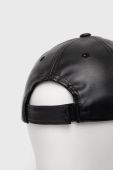 Дитяча кепка Sisley колір чорний однотонна Дитяча кепка Sisley колір чорний однотонна