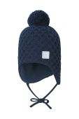 Дитяча шапка Reima Nunavut колір синій вовна