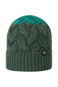 Дитяча шапка Reima колір зелений з товстого трикотажу вовна Дитяча шапка Reima колір зелений з товстого трикотажу вовна