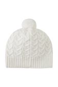 Дитяча вовняна шапка Reima колір білий вовна
