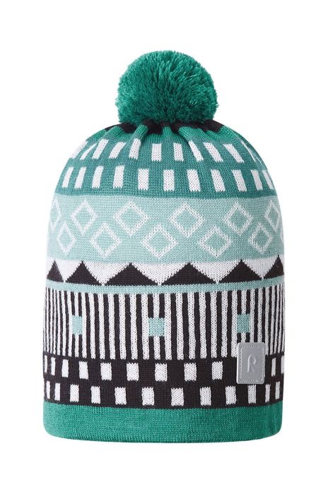 Дитяча шапка Reima Tipla колір помаранчевий вовна