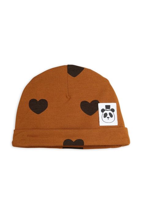 Дитяча шапка Mini Rodini колір коричневий (2578056)