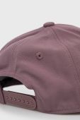 Кепка Armani Exchange колір фіолетовий однотонна