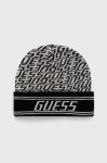 Шапка з домішкою вовни Guess колір сірий (2713710) Шапка з домішкою вовни Guess колір сірий (2713710)