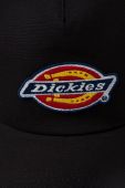 Кепка Dickies колір чорний з аплікацією DK0A4XYGBLK1-BLACK