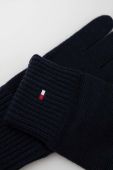Шапка і рукавички Tommy Hilfiger колір синій Шапка і рукавички Tommy Hilfiger колір синій