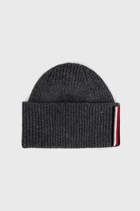 Вовняна шапка Tommy Hilfiger колір сірий вовна (2669014) Вовняна шапка Tommy Hilfiger колір сірий вовна (2669014)