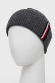 Вовняна шапка Tommy Hilfiger колір сірий вовна (2669014) Вовняна шапка Tommy Hilfiger колір сірий вовна (2669014)