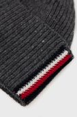 Вовняна шапка Tommy Hilfiger колір сірий вовна (2669014) Вовняна шапка Tommy Hilfiger колір сірий вовна (2669014)