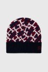 Шапка з домішкою вовни Tommy Hilfiger колір барвистий (2804022) Шапка з домішкою вовни Tommy Hilfiger колір барвистий (2804022)