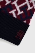 Шапка з домішкою вовни Tommy Hilfiger колір барвистий (2804022) Шапка з домішкою вовни Tommy Hilfiger колір барвистий (2804022)