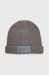 Шапка з домішкою вовни Trussardi колір сірий Шапка з домішкою вовни Trussardi колір сірий