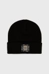 Шапка Billabong колір чорний з товстого трикотажу (2600696) Шапка Billabong колір чорний з товстого трикотажу (2600696)
