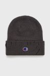 Вовняна шапка Champion колір сірий з тонкого трикотажу вовна (2792636) Вовняна шапка Champion колір сірий з тонкого трикотажу вовна (2792636)