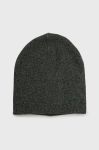 Бавовняна шапка Superdry колір зелений з тонкого трикотажу з бавовни Бавовняна шапка Superdry колір зелений з тонкого трикотажу з бавовни