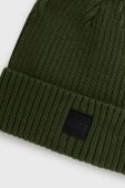 Шапка Solid колір зелений з товстого трикотажу Шапка Solid колір зелений з товстого трикотажу