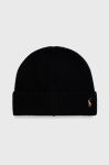 Вовняна шапка Polo Ralph Lauren колір чорний вовна (2765194) Вовняна шапка Polo Ralph Lauren колір чорний вовна (2765194)